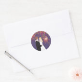 Weddenschap Ronde Sticker (Envelop)