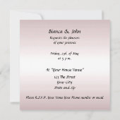 Weddenschap Roses Elegant Kaart (Achterkant)