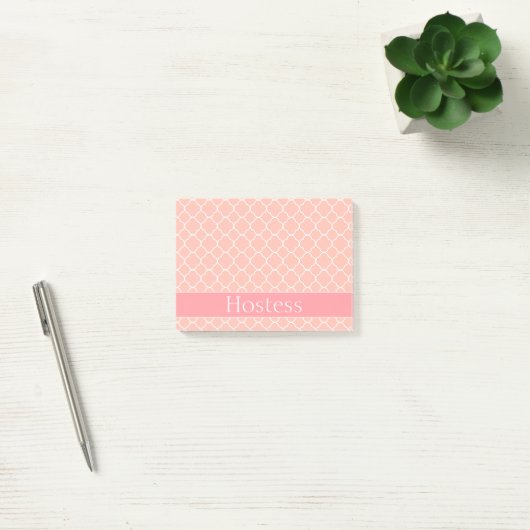 Weddenschap Roze en Wit Post-it® Notes (Kantoor)