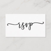 Weddenschap RSVP Online Card Informatiekaartje (Achterkant)