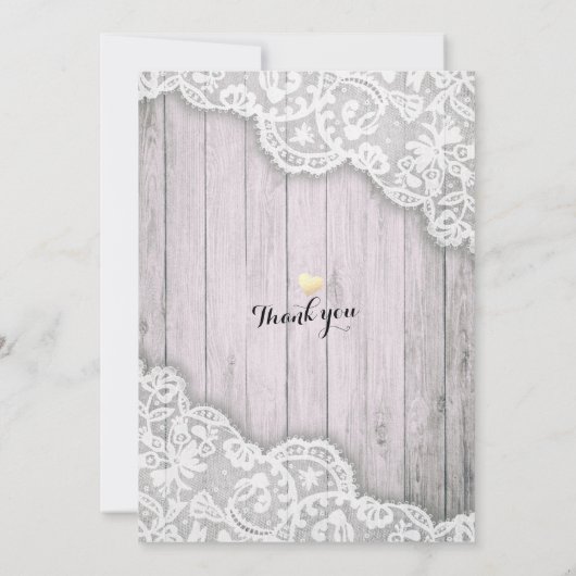 Weddenschap Save The Date Lace Sunflower Wood Lich (Achterkant)