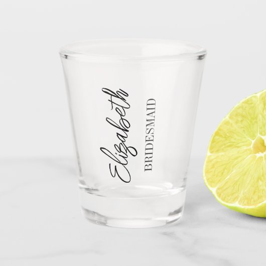 Weddenschap Shot Glas (Voorkant)