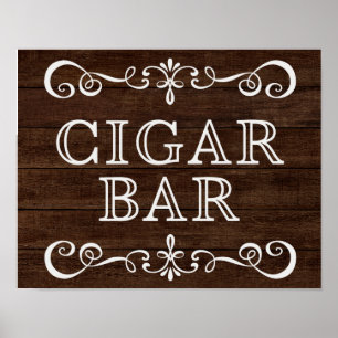 Weddenschap - Sigar Bar, trouwe bruiloft Poster