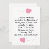 Weddenschap simpel kaart (Voorkant / Achterkant)