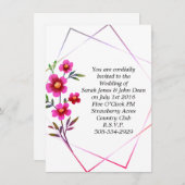 Weddenschap simpel kaart (Voorkant / Achterkant)