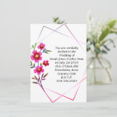 Weddenschap simpel kaart (Staand voorkant)