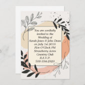 Weddenschap simpel kaart (Voorkant / Achterkant)