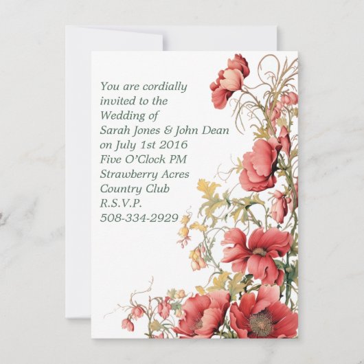 Weddenschap simpel kaart (Voorkant)