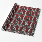 Weddenschap Skeleton Skulls "Til Death Do ons Part Cadeaupapier (Uitgerold)