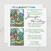 Weddenschap - stad Israël - Sage Kaart (Voorkant / Achterkant)