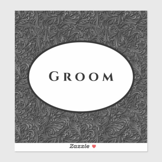 Weddenschap Sticker Groom (Vel)