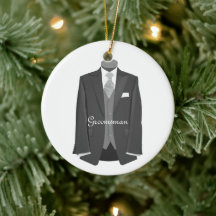 Weddenschap Tuxedo Groomsman Ornament