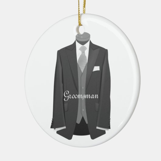 Weddenschap Tuxedo Groomsman Ornament (Links)
