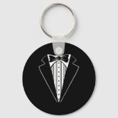 Weddenschap Tuxedo Matching Bachelor Party Funny Sleutelhanger (Voorkant)