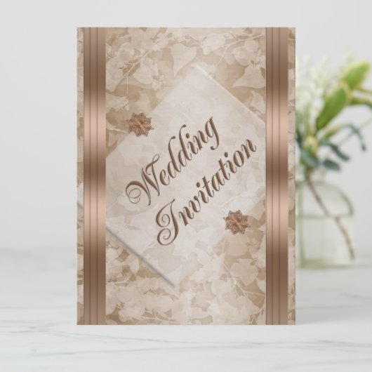 Weddenschap-uitnodiging Kaart (Staand voorkant)