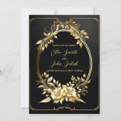 Weddenschap Uitnodiging Uitgebreide Luxe Design (Voorkant)