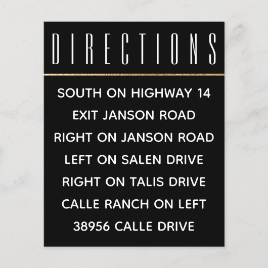 Weddenschap Uitnodigt Inlegerkaart Elegant Gold en (Voorkant)