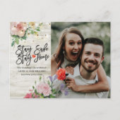 Weddenschap Uitstel Verblijf thuis en blijf veilig Aankondigingskaart (Voorkant)
