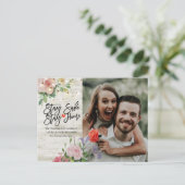 Weddenschap Uitstel Verblijf thuis en blijf veilig Aankondigingskaart (Staand voorkant)