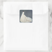 Weddenschap van Katharine Worsley Vierkante Sticker (Tas)