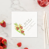 Weddenschap van primeurs van orchideeën servetten (Insitu)