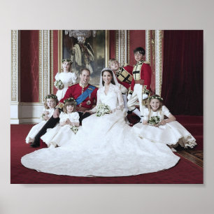 Weddenschap van prins William en Catherine Middlet Poster