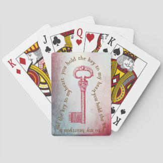 Weddenschap van speelkaartjes voor voetgangers pokerkaarten