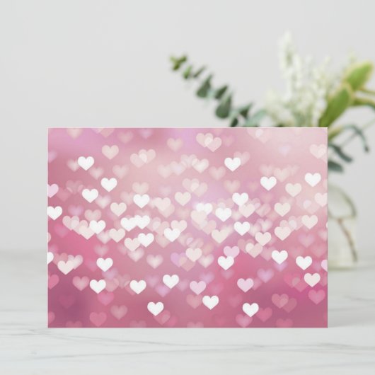 Weddenschap Vector Achtergrond glanzend roze hart (Staand voorkant)