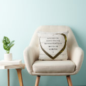Weddenschap Verloving Rustic Heart Quote Kussen (Stoel)