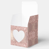 Weddenschap Vierkant Roos Gold Drives Aangepaste t Bedankdoosjes (Geopend)