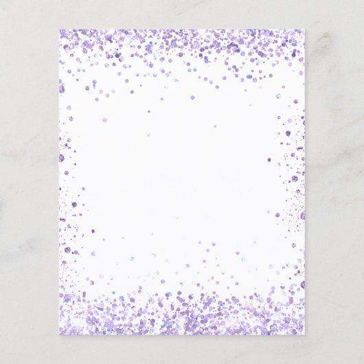 Weddenschap-violet-glitter-script Flyer (Achterkant)