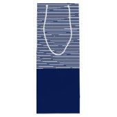 Weddenschap voor aangepaste bruidebruidegom Datum  Wijn Cadeautas (Achterkant)