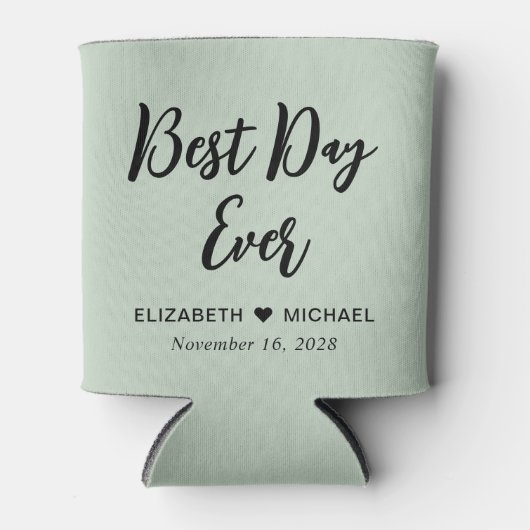 Weddenschap voor beste dag ooit blikjeskoeler (Voorkant)