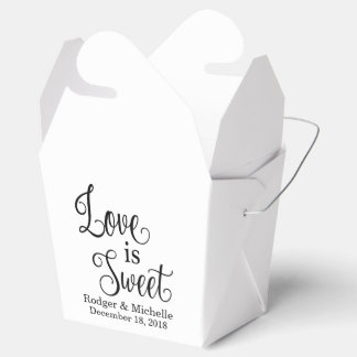 Weddenschap voor de doos - Liefde is lief Bedankdoosjes