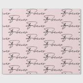 Weddenschap voor een modern script cadeaupapier (Vlak)