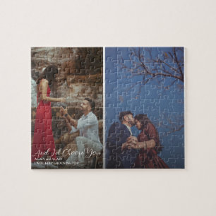 Weddenschap voor een paar legpuzzel