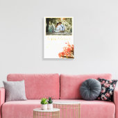 Weddenschap voor ooit gouden Manuscript Oleander F Canvas Afdruk (Insitu (Woonkamer))