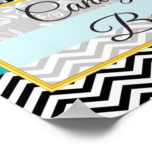 Weddenschap voor Snoep Bar, camera Poster (Hoek)