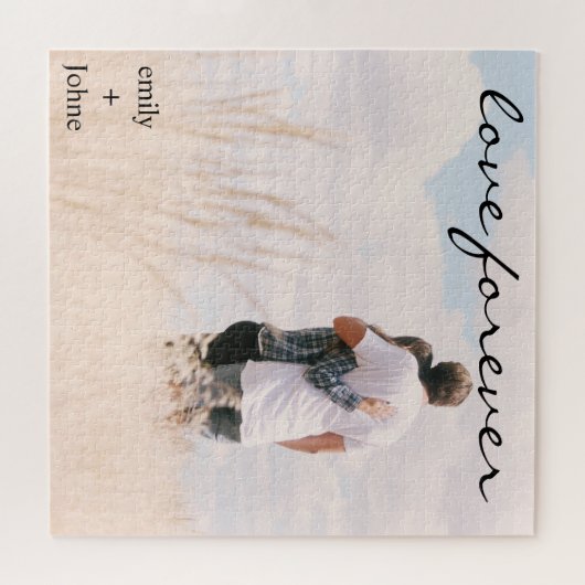 Weddenschap Voornaam Datum Foto Legpuzzel (Horizontaal)