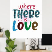 Weddenschap waar liefde heerst poster (Thuiskantoor)