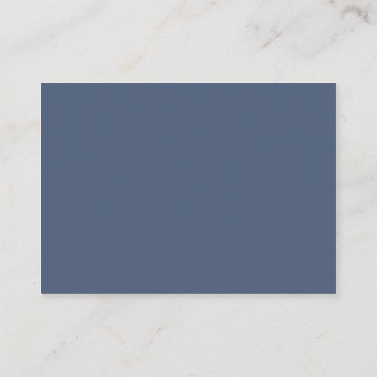 Weddenschap Website Creditcard Navy Blue Script in Informatiekaartje (Achterkant)