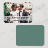 Weddenschap Website QR Bekleding Foto Eucalyptus G Informatiekaartje (Voorkant / Achterkant)
