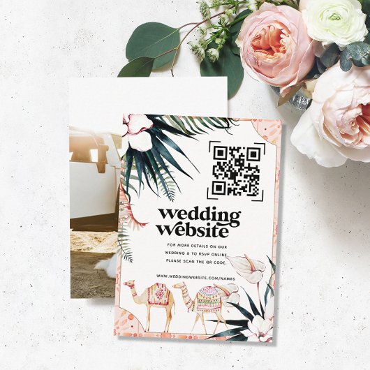 Weddenschap Website | QR Code Scan Foto Informatiekaartje