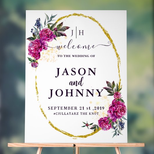 Weddenschap Welkom Acryl Bord (Neutraal)