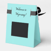 Weddenschap Welkom bij Wyoming Favor Box w/ State  Bedankdoosjes (Achterkant)