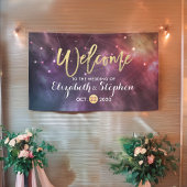 Weddenschap Welkomststerren Nebula Constellations Spandoek