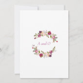 Weddenschap White Roses Kaart (Achterkant)