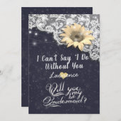 Weddenschap word jij m'n bruidslierij kaart (Voorkant / Achterkant)