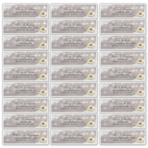 Weddenschap Zonnebloem Hout Koord Lichten Sticker