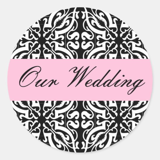 Weddenschap -  (zwart-witmasker) ronde sticker (Voorkant)
